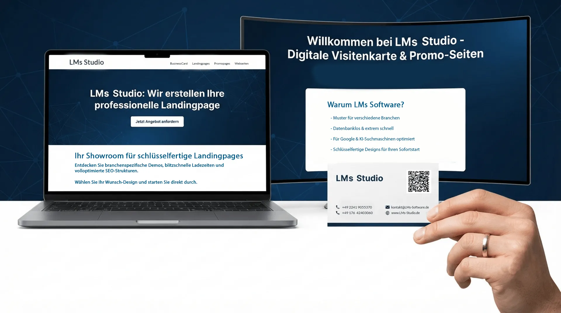 Fertige Muster als Kauf- und Mietversion – nach Branchen erstellt – komplett mit Texten und Bildern.